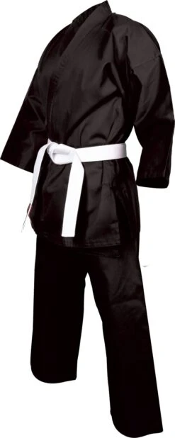 Hayashi Karate Gi KIRIN - Black, 022-9 -Fighters Europe Shop hayashi gi kirin black 022 right 3