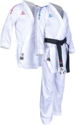 Hayashi Karate-Gi Set “Air Deluxe Competition” - WKF Approved - Red/blue -Fighters Europe Shop hayashi gi set air deluxe competition 04741