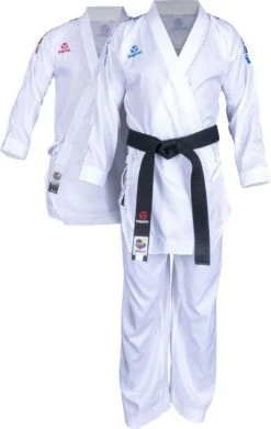 Hayashi Karate-Gi Set “Air Deluxe Competition” - WKF Approved - Red/blue