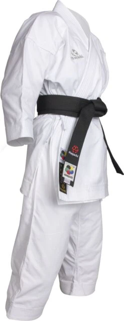 Hayashi Karete Gi TENNO, 027-1 -Fighters Europe Shop hayashi gi tenno white 027 left