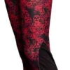Hayashi Flowers Leggings - Red/black
