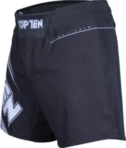 Top Ten MMA Shorts Fight Team - Black -Fighters Europe Shop top ten mma short fight team black 18154 b right 1