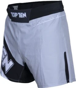 Top Ten MMA Shorts Fight Team - Gray -Fighters Europe Shop top ten mma short fight team gray 18154 b right 2