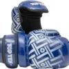 Top Ten Open Gloves "Glossy Block Prism"- Blue